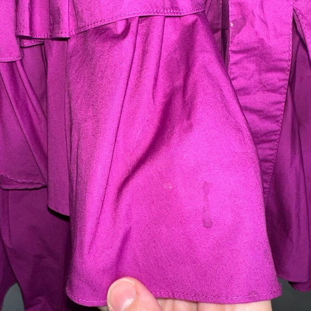 Ulla Johnson Giselle Tiered Mini Dress in Orchid Long Sleeve Size 00/XS Purple - Picture 8 of 13